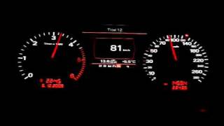 2009 Audi A8 30 TDI Acceleration [upl. by Sirrep]