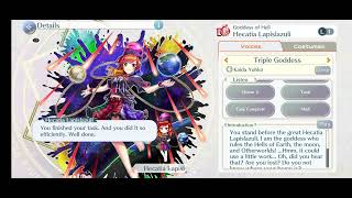 Touhou Lost Word Hecatia L1 Voicelines Triple Goddess [upl. by Calvinna]