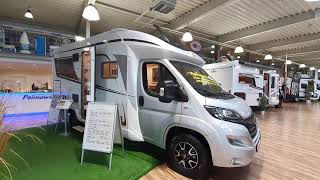 2021 Bürstner motorhome with unusual rear washroom Harmony Line TD 680G [upl. by Belshin397]