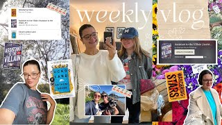 october tbr reading breakup and halloween 💌 weekly vlog [upl. by Yrtsed]