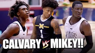 Mikey Williams vs BEST TEAM IN SOUTH FLORIDA  Vertical Academy amp Calvary BATTLED at KT Classic [upl. by Bertie]