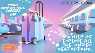 Never check a bag again The Luggage Lab reviews the best wheeled Underseat bags for your travels [upl. by Nahsyar697]