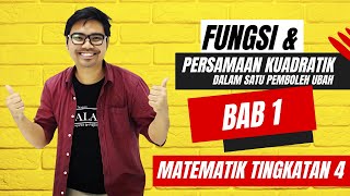 ULANGKAJI Matematik SPM KSSM Bab 1  Fungsi amp Persamaan Kuadratik Part 1  Tingkatan 4 [upl. by Eed]