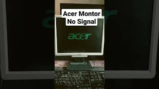 Acer Monitor No Signal shorts [upl. by Rakabuba]