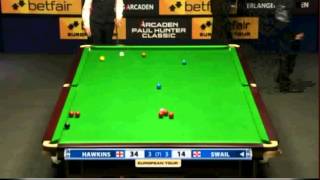 Joe Swail v Barry Hawkins  Paul Hunter Classic 2012  SF fr7avi [upl. by Sarson]