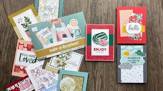 44 Stampin Up 2024 SaleaBration Card Ideas  Thursday Night Stamp Therapy [upl. by Julianna]