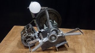 Spring mechanism runs forever DIY Free Energy Generator [upl. by Leif]