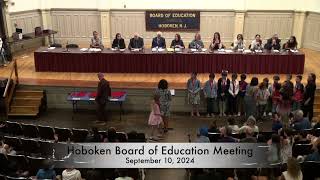 Hoboken Board of Education meeting September 10 2024 [upl. by Lello991]