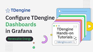 TDengine Handson Tutorials Configure TDengine Dashboards in Grafana [upl. by Esilrahc]