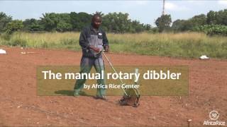 Manual rotary dibbler by AfricaRice [upl. by Pasco817]