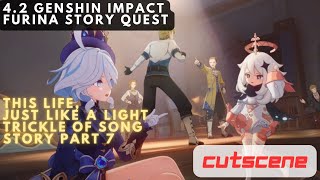 CINEMATIC CUTSCENE of Furinas Musical Performance  Furina Story Quest Part 7  Genshin Impact 42 [upl. by Prosperus]