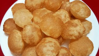 सूजी और गेंहू के आटे से बनाए गारंटी वाले क्रिस्पी पानी पूरी रेसिपी  golgappa  pani puri recipe [upl. by Wickman]