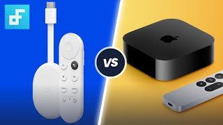 Apple TV 4K vs Chromecast with Google TV Which ones Better [upl. by Winebaum182]