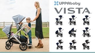 UPPAbaby Vista Pushchair amp Carrycot Store Demo  Direct2Mum [upl. by Brantley]