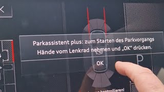 Automatisch fahren lassen  Parkassistent Plus für Faule mit dem elektrischen Audi Q4 40 etron 😃 [upl. by Wehttam]