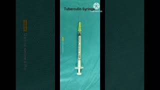 Tuberculin Syringe 💉 [upl. by Nerraf]