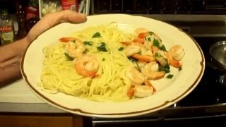 Shrimp Scampi With Angel Hair Pasta Recipe [upl. by Sirtimid]