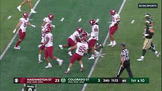 Colorado State Football Highlights vs Washington State [upl. by Uthrop890]