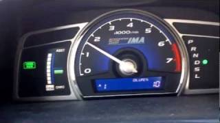 Civic Hybrid Battery Full charge in seconds 1 [upl. by Gilchrist]