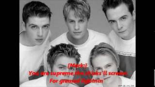 Westlife  Greased Lightning Lyrics [upl. by Aremahs]