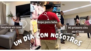 UN DIA CON NOSOTROS COMPRANDO ROPA PARA BEBE MI PRIMERA CITA EN EL IMSS [upl. by Bej]