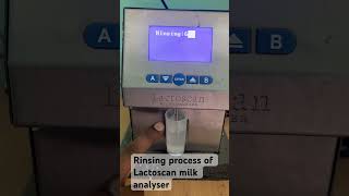 How to rinse lactoscan after use after and before use short video [upl. by Isborne840]