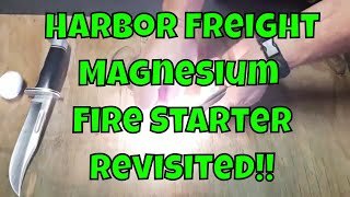 Harbor Freight Magnesium Fire Starter  REVISITED [upl. by Orji]