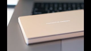 LaCie Porsche Design 2TB Hard Drive Unboxing [upl. by Aremihc]