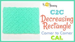 Corner to Corner C2C  Decreasing into a Rectangle [upl. by Pressey]