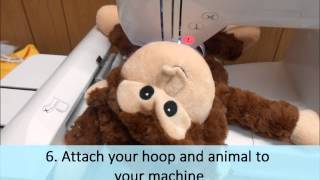 How To Embroider EB Bears and Cubbies With Your Embroidery Machine [upl. by Dallis]