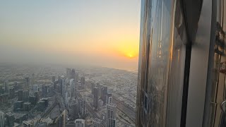 Europe trip part 12 Dubai  Ski Dubai  Desert safari  Aura Skypool Burj Khalifa [upl. by Ecnarretal]