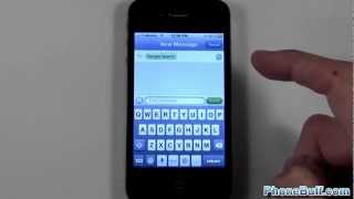 How To Send Group Text On The iPhone [upl. by Ait138]