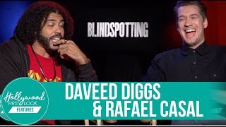 BLINDSPOTTING Funny Interview with DAVEED DIGGS amp RAFAEL CASAL [upl. by Alakim]