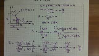 CENTROIDE DE UN TRIÁNGULO [upl. by Yelekalb]