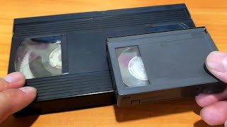 Как переставить пленку с VHSC compact на VHS кассету [upl. by Nylzor]