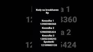 kody na Ubrania na Brookhaven RP [upl. by Aniweta]