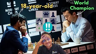 Shocking turnaround in one move  Praggnanandhaa vs Ding Liren  Norway Chess 2024 [upl. by Ramin]