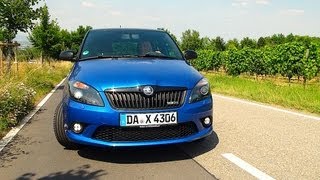 Skoda Fabia vRS review Fahrbericht  Autogefühl Autoblog [upl. by Gnourt]