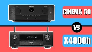 Marantz Cinema 50 vs Denon x4800h  Which One Is Better [upl. by Zednanref]