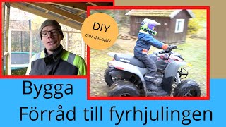 Bygga förråd till fyrhjulingen [upl. by Olimac]