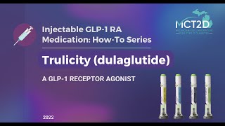 Trulicity dulaglutide Injectable GLP1 RA Medication HowTo Series [upl. by Nyrad]