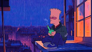 Midnight Rain  Lofi hip hop mix  Stress Relief  Relaxing Music  Chillhop Smoke [upl. by Schecter]