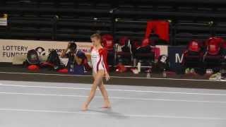 Alice Kinsella ENG  Floor  2014 School Games TeamAA [upl. by Aicemak69]