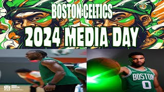 EP 61  2024 NBA MEDIA DAY  THE BOSTON CELTICS [upl. by Sherill]