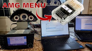 Activating the AMG MENU with Vediamo and Openport on Mercedes W211 W219 CLS  Coding AMG Menu W211 [upl. by Earezed]