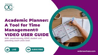 Academic Planner A Tool for Time Management® VIDEO USER GUIDE [upl. by Partan41]