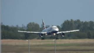 airplanes landing in Billund airport slowmotion videoes [upl. by Atiral]