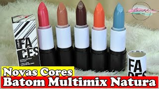 NOVAS CORES BATOM MULTIMIX CREMOSO NATURA FACES Fevereiro 2024  LAIANE LIRA [upl. by Wardieu]