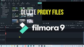 How to Delete Proxy Files In Filmora9 [upl. by Ludovick365]