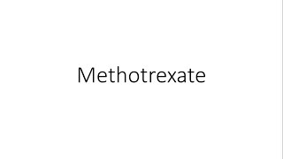 Methotrexate MTX  Pharmacology [upl. by Heady]